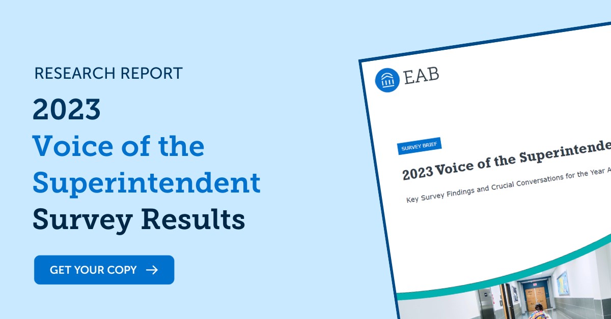 2023 Voice Of The Superintendent Survey Executive Brief